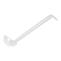 Excellante 8.5" 0.75 oz one piece polycarbonate ladle, clear color, comes in each