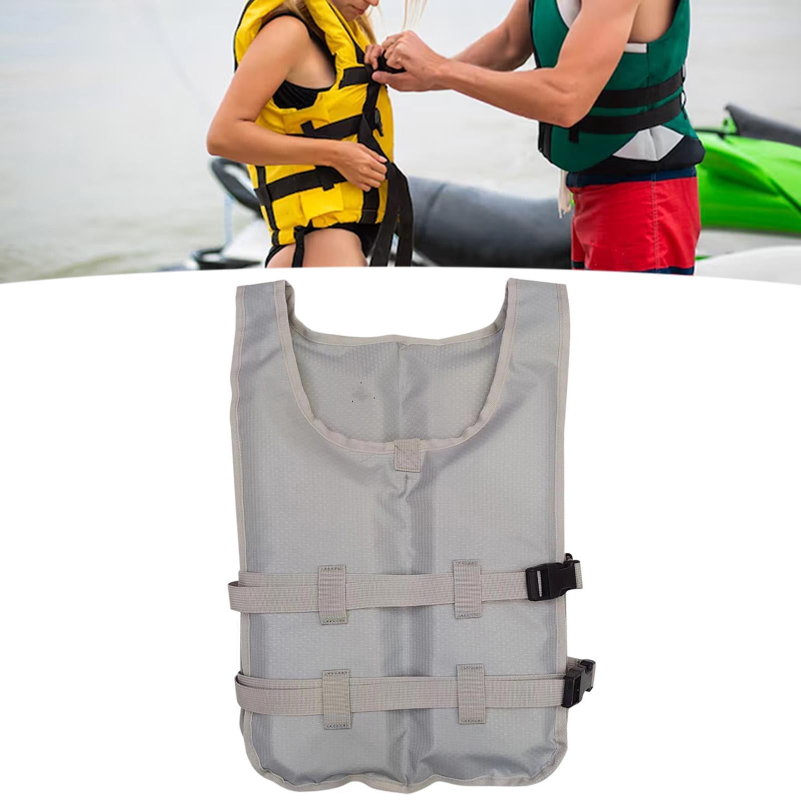 harayaa Survival Suit Breathable Swim Vest for Surfing Kayaking Canoeing Gray