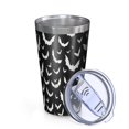 thumbnail image 2 of 16oz Tumblers Black Halloween Bat Silhouettes Stainless Steel Vacuum Insulated Double Wall Travel Tumbler Cups Mug with Lid and Straw,Cleaning Brush for Coffee,Tea, 2 of 4