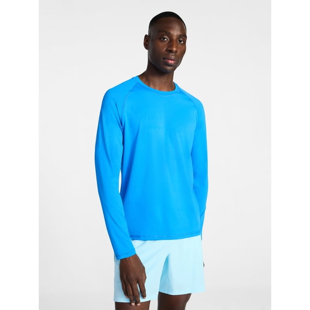 Men's and Big Men's Sun Shirt with Long Sleeves, UPF 50+, Sizes S-3XL