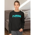 thumbnail image 2 of Retro College Florida Miami Sweatshirt Women -Image by Shutterstock, Female Small, 2 of 4