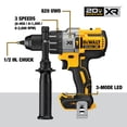 thumbnail image 3 of Kit combinado de herramientas eléctricas DEWALT 20 V MAX, martillo perforador e impacto, 3 of 7