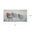 thumbnail image 2 of Yosemite Home Decor 3130046 Bateau à Rames Harmonie II Peint à la Main sur Toile & 44; Multicolore, 2 of 4