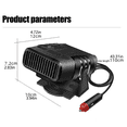 thumbnail image 2 of Portable 24V Car Heater Defroster, Fast Heating Windshield Demister with Adjustable Fan, Winter Vehicle Warmer for Truck SUV Van, 2 of 3