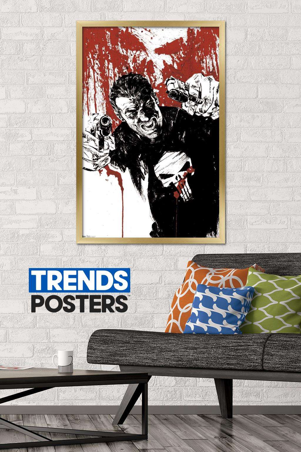 Marvel Comics - The Punisher - Pistols Wall Poster, 22.375" x 34", Framed