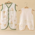 thumbnail image 2 of AUQ 2Pcs Baby Swaddle,Easy-On Design Baby Sleep Sack,Simplifies Dressing and Diaper Changes Newborn Swaddle,49cm, 2 of 3
