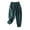Green, variant on fartey Harem Pants for Women Cotton Linen Elastic Waist Pockets Capri Pants Relaxed Breathable Lounge Solid Color Trousers