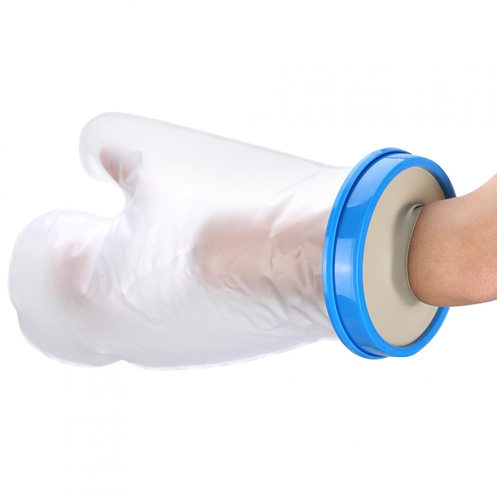 Bath Protection, Injury Protection Sleeve Blue PP   For Adult Arm For Bath Waterproof Cover Arm