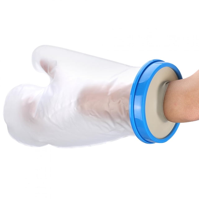Housse de Bain Imperméable, Protection contre les Blessures Bleue pour Adulte Bras pour Bain Housse Imperméable Bras