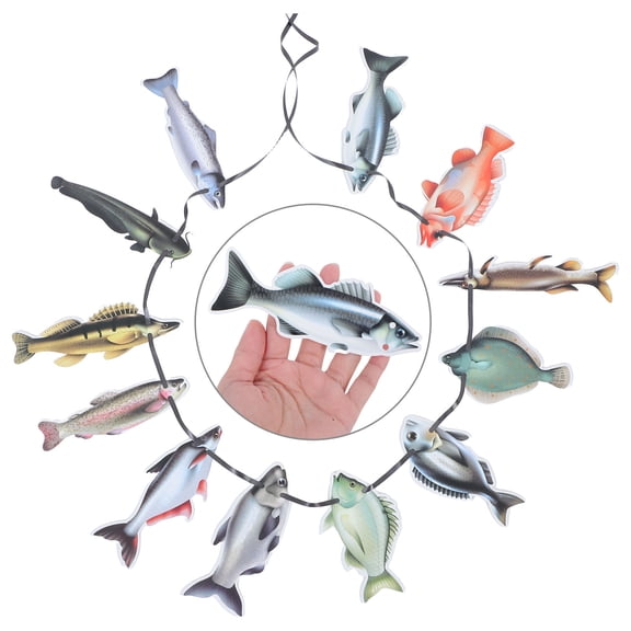 FELTECHELECTR Fishing Theme Retirement Party Banner with Vibrant Colors and Durable Design