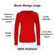 thumbnail image 3 of Playeras Blusa Deportivas Basica Mujer Manga Larga Dry Fit, 3 of 6