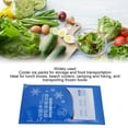 thumbnail image 4 of Bolsas De Hielo Reutilizables De 60 Piezas Paquete De Refrigerador, Envío De Alimentos Congelados Packle De Hielo De Doble Cara Para Lonchera, Playa, Campamento, Campamento, 4 of 7