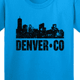 thumbnail image 4 of Inktastic Denver Colorado Skyline Grunge Youth T-Shirt, 4 of 5