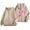 Khaki, variant on 2024 Popular Women's Autumn And Winter Cancer Day Ribbon Feather Print Zipper Long Sleeve Pocket Drawstring Casual Sports Hooded Sweatshirt Sweaters Women Sleep Womens Graphic Long Sleeve Women