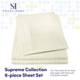 thumbnail image 2 of Sábanas Sweet Home Collection, 6 unidades, 1500 Supreme Full, 2 of 5