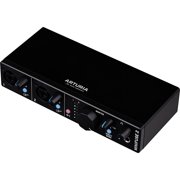 Arturia MiniFuse 2 Portable 2x Input USB-C MIDI Audio Interface, Black