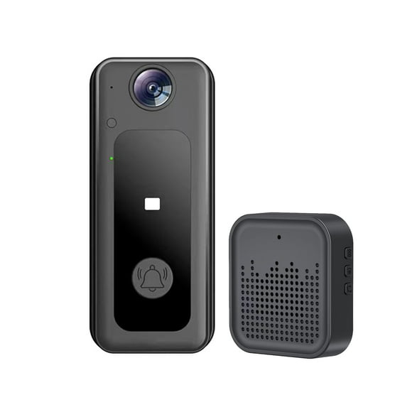 WIFI Doorbell Camera Wireless Door Bell Cam with 125° Wide Angle Visual Indoor Chime Smart Video Doorbell HD Video Night Vision Cloud Storage 2-Way Talk Voice Changer