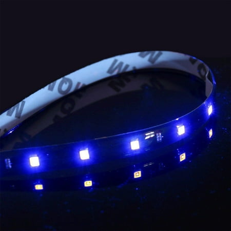 36 Inch Strip Fixture - 45-LED Strip Blue 12V Flexible Self-Adhesive SMD 1210 3ft / 36-inch