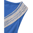 thumbnail image 3 of Mono de Verano Sin Mangas con Cuello en V Azul L, 3 of 10