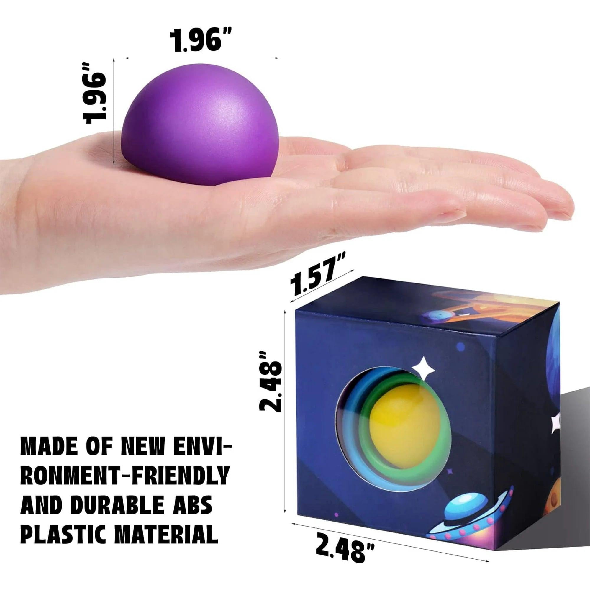 New Infinite Gyroscope Flip Stress Relieve & Exercise Finger Flexibility Spinner Toys for Autism Boys and Girls- Purple