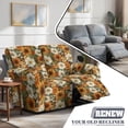 thumbnail image 3 of TSOVTHRID Sunflower Daisy Floral Print Loveseat Covers Washable Stretch Recliner Slipcover Furniture Protector with Elastic Bottom Couch Covers for Dogs Pets, 3 of 7