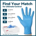 thumbnail image 5 of Blue Nitrile Disposable Gloves 1000 Count, Latex-Free and Powder-Free, Safe for Food Processing, Beauty Salons, Medical Care, and Household Cleaning, 5 of 10