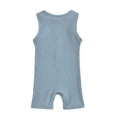 thumbnail image 3 of goowrom Combinaison Style Débardeur Col Rond Couleur Unie pour Nouveau-Né, 3 of 10