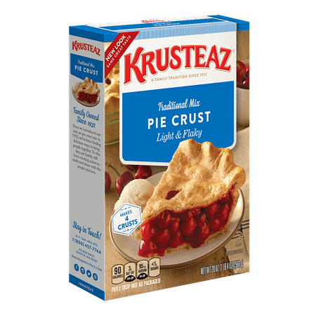 Tortoise Shell Mix - Krusteaz Traditional Light & Flaky Pie Crust Mix, 20-Ounce Box
