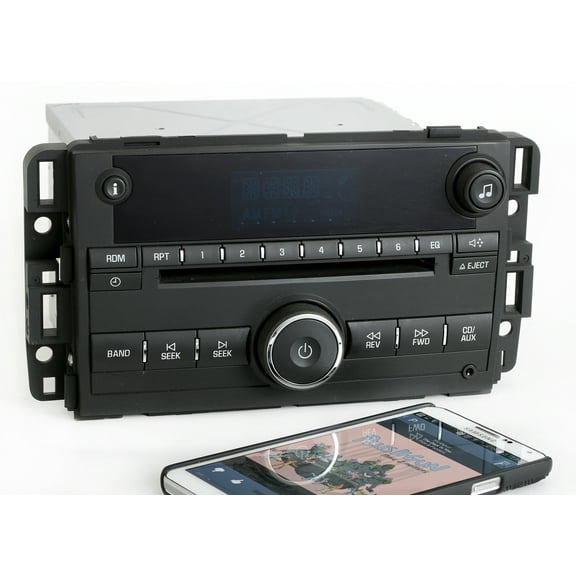 Restored 2006-08 Chevy Monte Carlo Impala Radio AMFM CD Bluetooth Music 15798973 Unlocked (Refurbished)