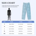 thumbnail image 2 of Salouo Snowflake Snowing Print Pajama Pants for Men, Lounge Pants Elastic Waistband Casual Men's sleepwear Loungewear Sleep Pajama Pant -Large, 2 of 7