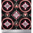 thumbnail image 1 of Soimoi Rayon Fabric Damask Ethnic Print Fabric by Yard 42 Inch Wide, 1 of 3