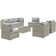 thumbnail image 3 of Modway Repose Outdoor Patio 8 Piece Sectional Set, Multiple Colors, 3 of 8