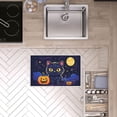 thumbnail image 2 of Halloween-themed Welcome Doormats - for Yard House Entryway Outdoor Backyard Deco 19.7" X 31.5" - Halloween Night Anti-slip Entrance Mat Cute Kitten Scary Cat Practical Halloween Festival Decorations, 2 of 5