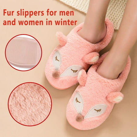 

JNGSA Dearfoam Slippers Womens Slippers Memory Foam Women S Home Lovely Animal Print Slippers Warm Antiskid Pet Slippers Sleepers Womens Slippers