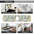 thumbnail image 6 of Coolnut 2 Pack Faucet Mat Splash Guard for Kitchen Sink,Leaf Spots 30x5 Inch Super Absorbent Microfiber Sink Protector Mat, Kitchen Sink Mat Machine Washable Kitchen Sink Accessories, 6 of 7