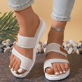 thumbnail image 6 of Wovix Summer Slipper For Women Non- Classic Shoes Lightweight Comfy Arch Support Beach Flat Open Toe Walking Sandals Daily Wear Beige 36, 6 of 8