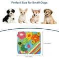 thumbnail image 2 of BESTSKY Snuffle Mat for Dogs,Interactive Feeding Mat 15.4X15.4" - Enrichment Puzzle Toy for Small and Medium Dogs and Cats,Slow Feeder for Anxiety and Boredom Relief,Machine Washable Felt Wool Pad, 2 of 7