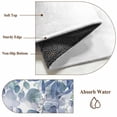 thumbnail image 5 of Spring Summer Large Area Rugs 6x9 ft Watercolor Blue Eucalyptus Leaves Washable Rug Non Slip Indoor Carpet Absorbent Floor Mat for Living Room Bedroom Dining Room, 5 of 9