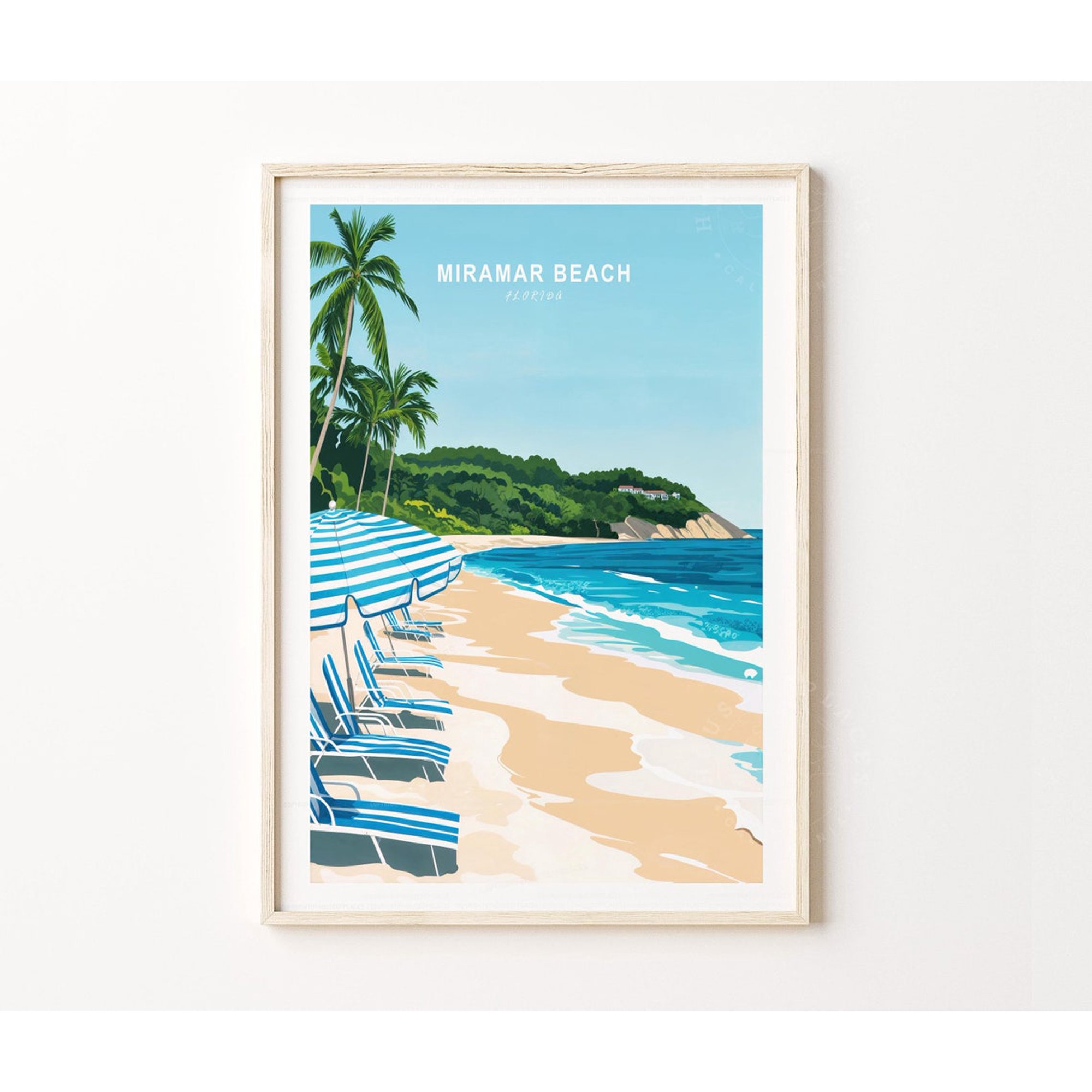 Miramar Beach Florida Coastal Wall Art Home Decor