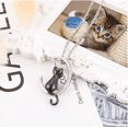 thumbnail image 2 of Collar de ceniza de gato, collar de urna para cenizas, collar de cremación de luna, joyería de cremación conmemorativa para cenizas de mascotas JM, 2 of 5