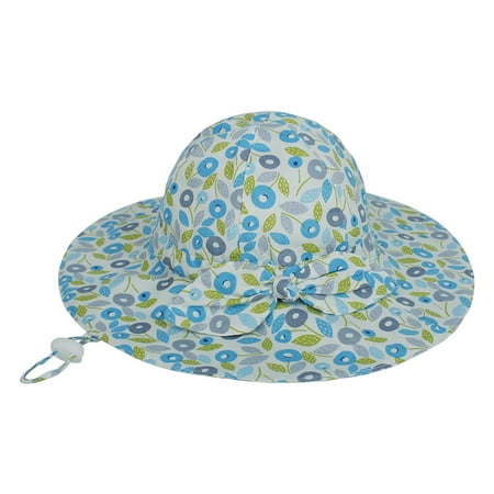 

Wanwan Fisherman Cap Floral Print All-match Skin Friendly Baby Bucket Hat for Daily Life