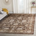 thumbnail image 2 of SAFAVIEH Vintage Persian Maggie Distressed Polyester Area Rug, Brown/Multi, 9' x 11'7", 2 of 8