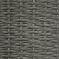 thumbnail image 5 of Crosley Furniture Palm Harbor 29" Wicker / Rattan Bar Stool in Gray (Set of 2), 5 of 8