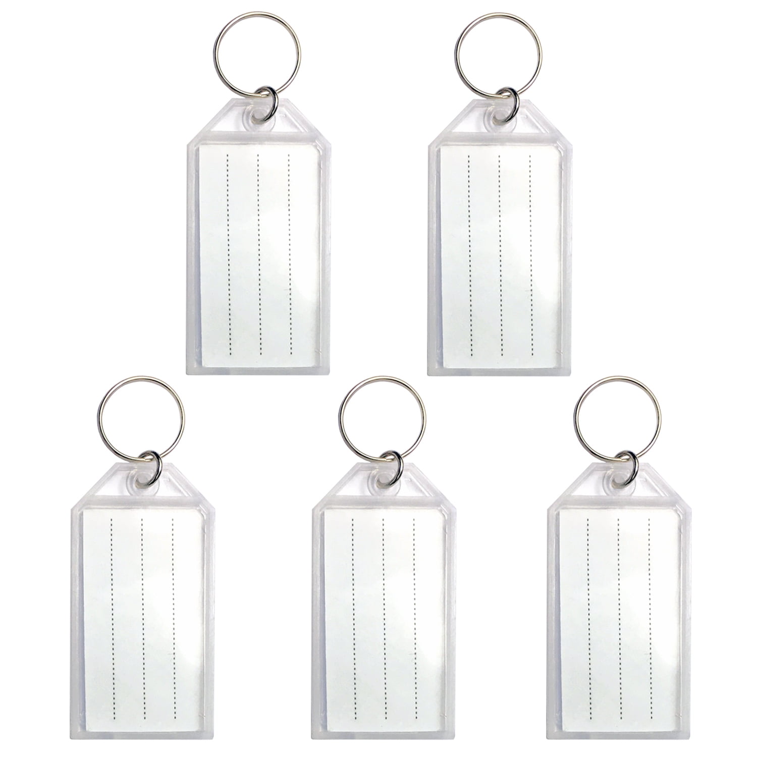 blank plastic luggage tags