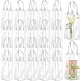 thumbnail image 1 of Bolsas de Regalo de PVC Transparente con Asa, 20 PCS Reutilizables Bolsitas de Plástico para Boda Recuerdos, Fiestas, Cumpleaños, 1 of 4