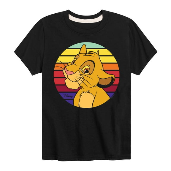 The Lion King - Simba Lion King - Youth Short Sleeve Graphic T-Shirt