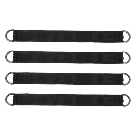 Hemoton 4 Pcs Outdoor Swing Suspension Straps Heavy Duty Nylon Connecting Belts for Trees and Gym Equipment Tree Swing Connector