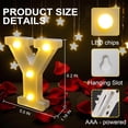 thumbnail image 6 of Be My Girlfriend" LED Light-Up Letters Set - 14 LED Letters & 1000 Rose Petals for Valentine's Day Proposal Decor, 6 of 6