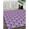 thumbnail image 2 of Ahgly Company Indoor Square Patterned Orchid Purple Area Rugs, 4' Square, 2 of 6