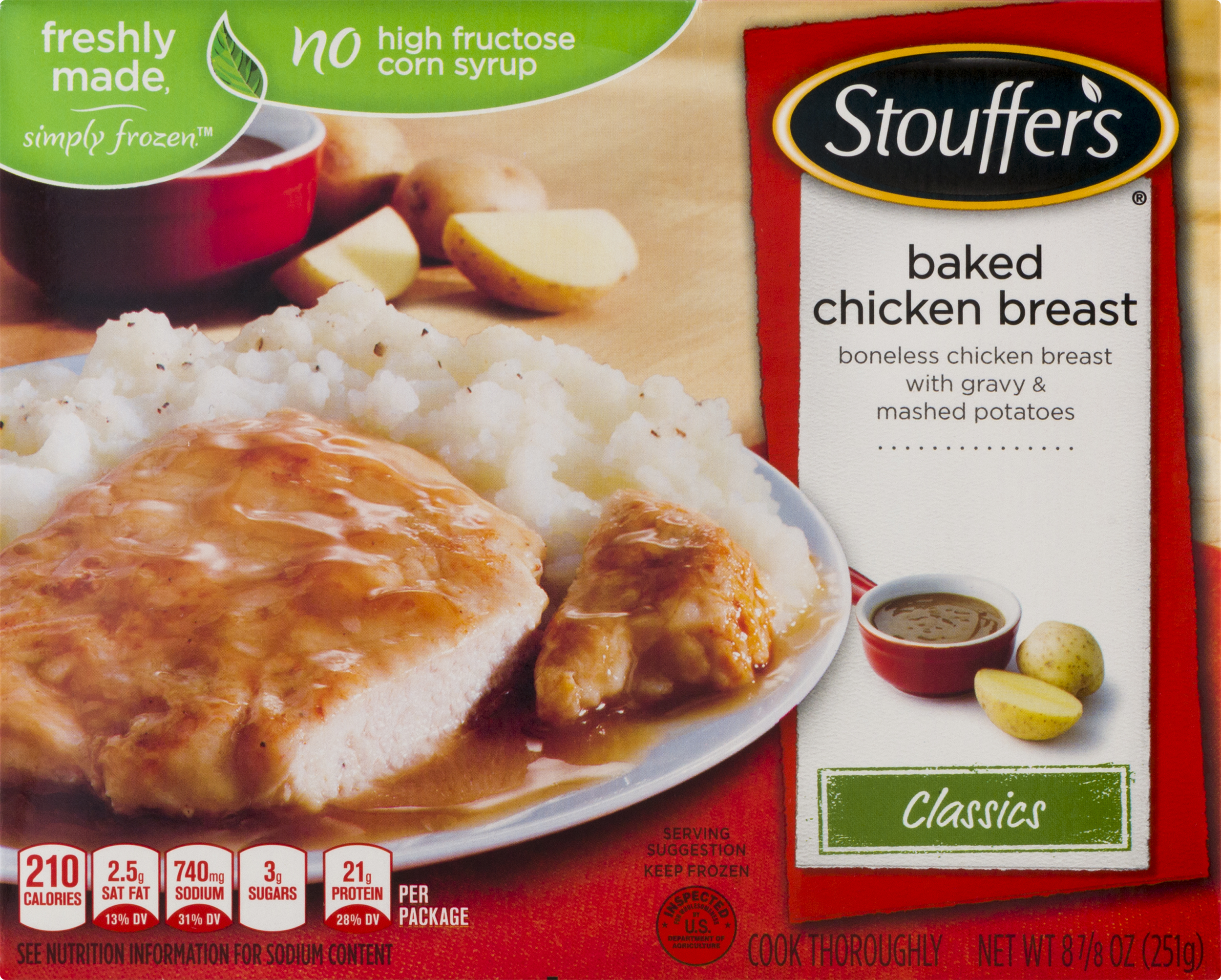 stouffer's baked chicken breast nutrition facts stouffer's baked chicken breast nutrition facts